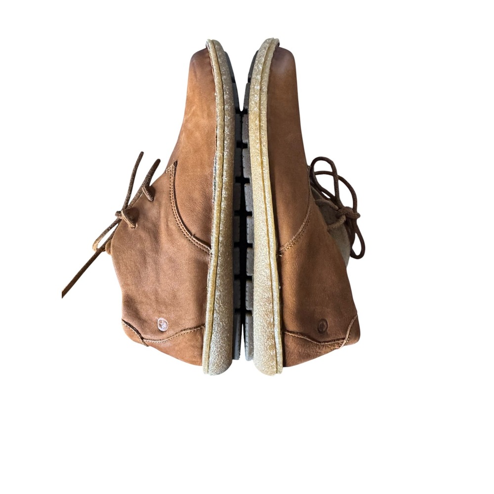 Born Nuala II Leather Chukka Boots Tan Brown Ankle Lace Up Desert Shoes Size 9 - Picture 6 of 8